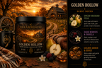 Golden Hollow Candle | 8oz