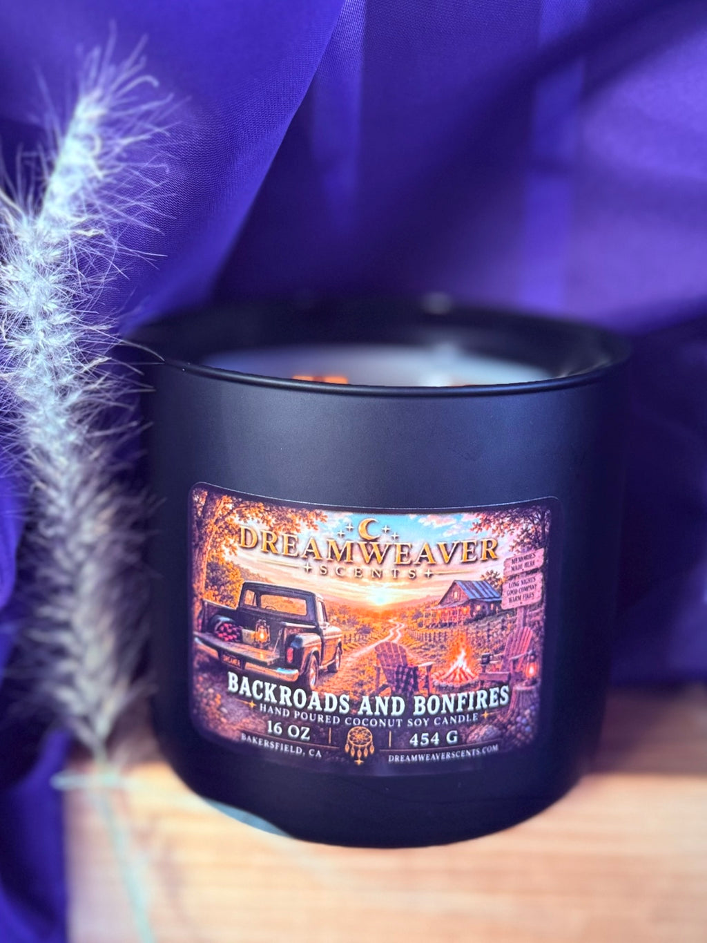 Backroads & Bonfires Candle / 16oz