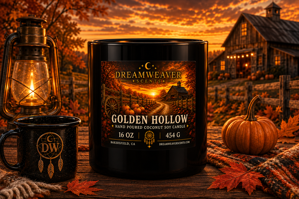 Golden Hollow Candle / 16oz