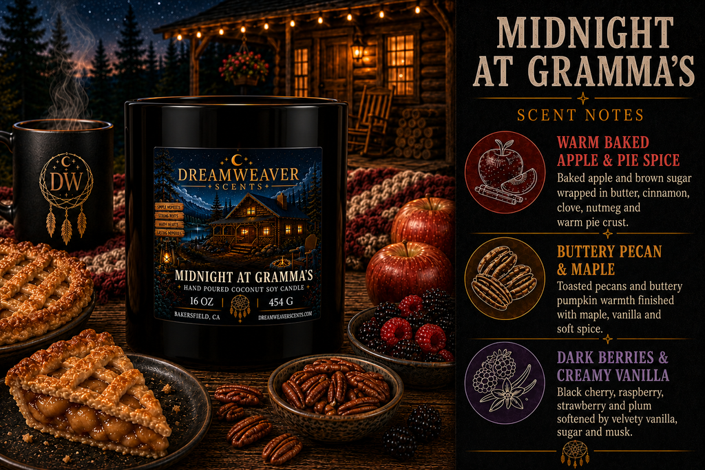 Midnight at Gramma's Candle / 16oz