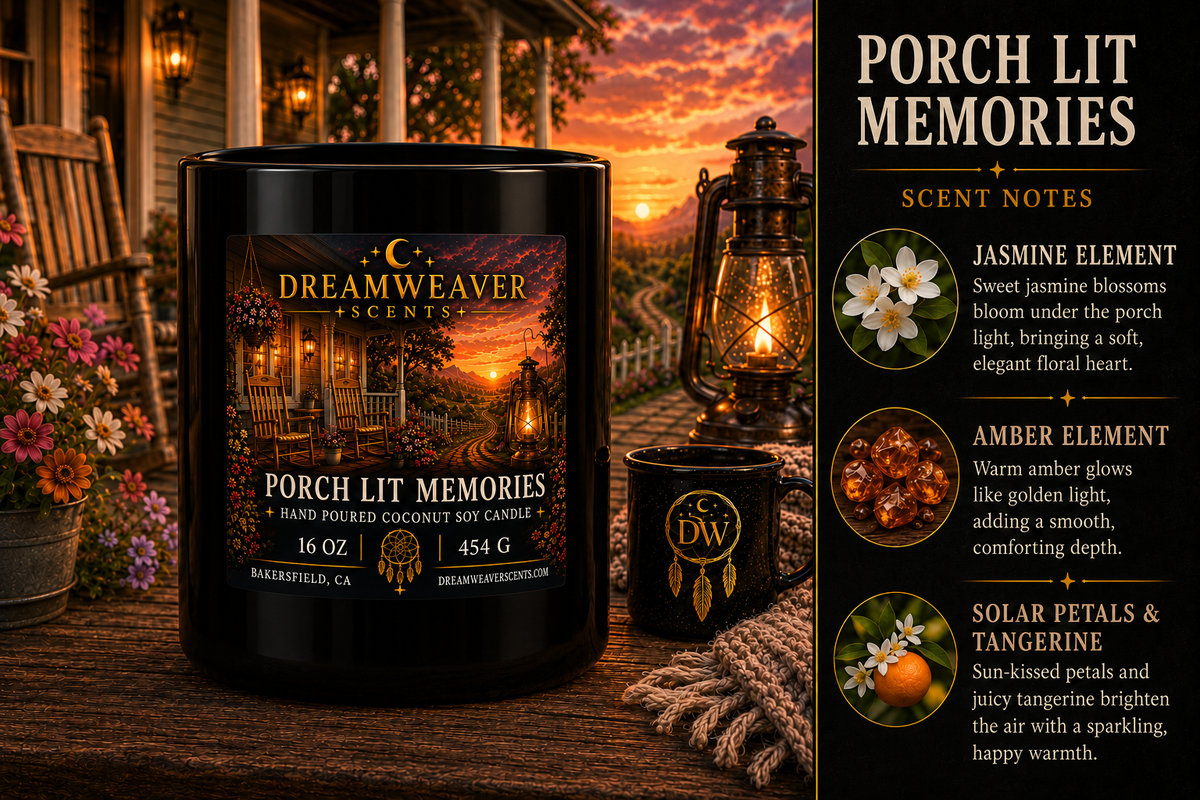Porch Lit Memories Candle / 16oz