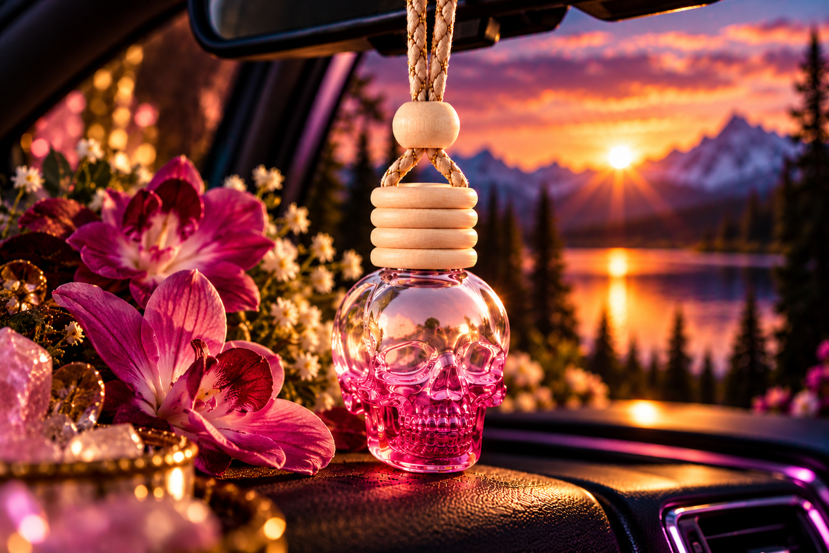 DreamWeaver Hanging Glass Car Diffuser