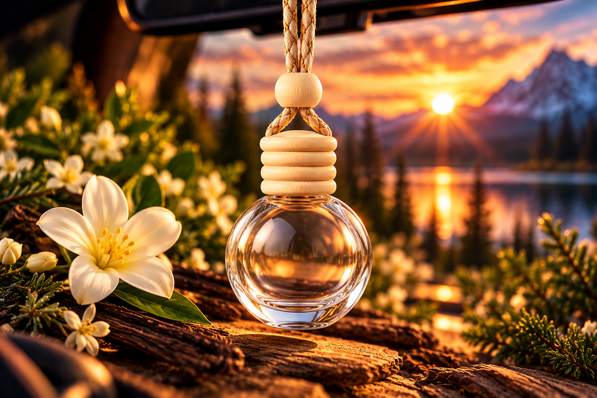 DreamWeaver Hanging Glass Car Diffuser